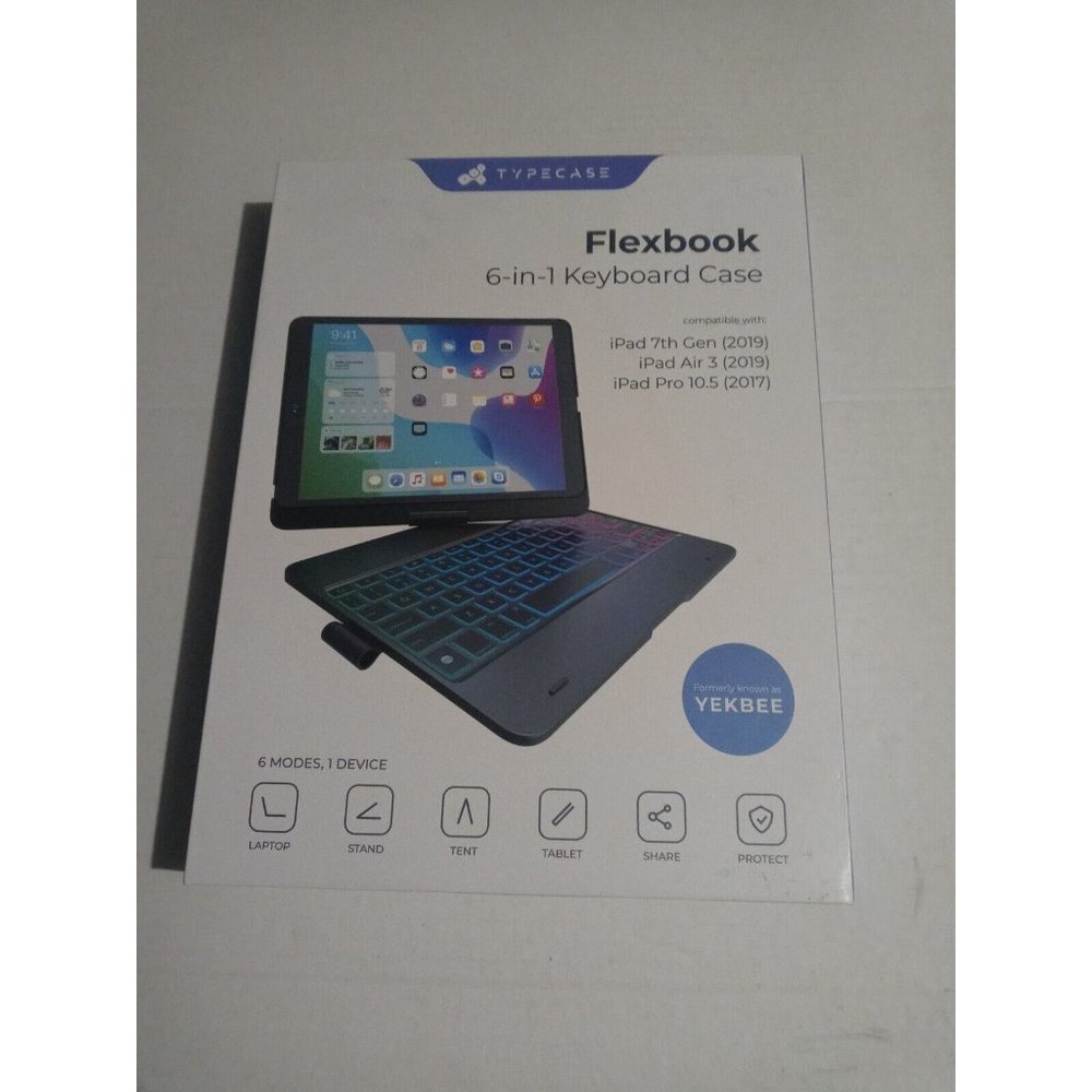 Typecase Flexbook Touch 6-in-1 Keyboard Case for iPad Pro 10.5  (2017)  Ocean